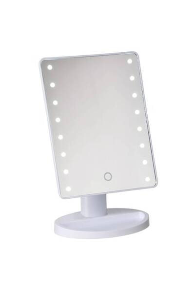 Deliny Rectangular Mirror with 16 LED Lights for Makeup ®DELINY, 22x16 cm