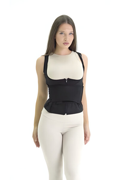 De Bijoura Women's Agrafla Sauna Tank Top Corset & Belly Corset Body Shaping Corset