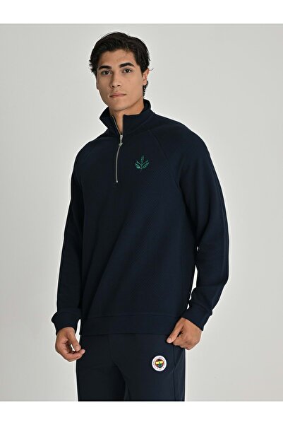 Fenerbahçe S.K. 25/26 Trend Gipe Erkek Світшот LACİVERT