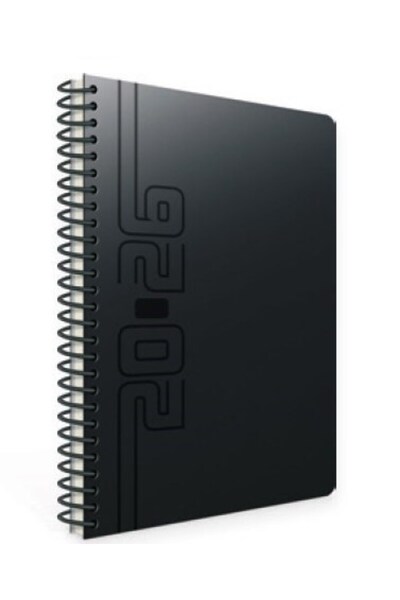 GENC DIJITAL BASKI Agenda zilnică GIPTA 2026 20x28 70 Gr. Hârtie Ivory 336 pagini-Turcă-engleză-germană-rumună-rusă