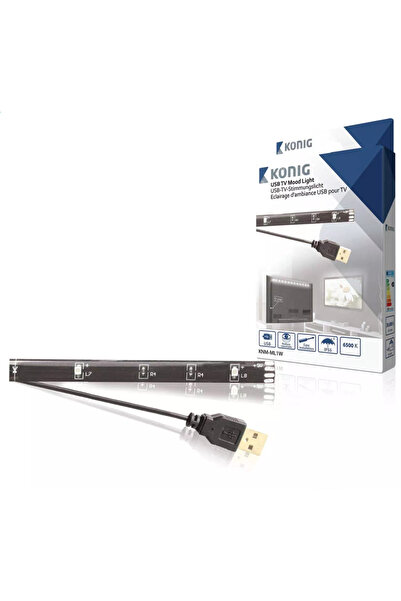 OEM Banda LED USB pentru televizor 90cm 88lm 6500K lumina rece Konig