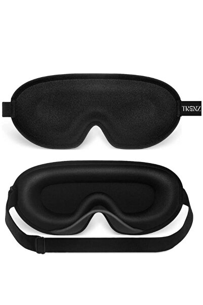 TRENZ قناع العين ثلاثي الأبعاد من ترنز بتصميم ناعم وعازل للضوء: نوم مثالي في أي وقت وأي مكان!