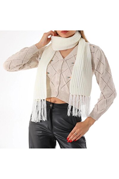 Wearflawless Eșarfă tricotată Selenik pentru femei, eșarfă tricotată