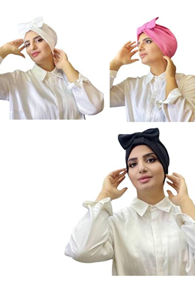 ALDAİR 3 τεμάχια εξωτερικής κουκούλας διπλής όψης με φιόγκο (φιόγκος με δυνατ...