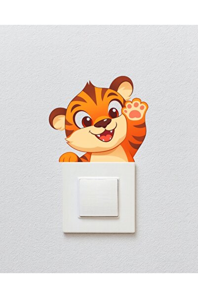 telaşe memuru Outlet Cover Sticker - Children's Baby Room Wall Sticker - Cute...