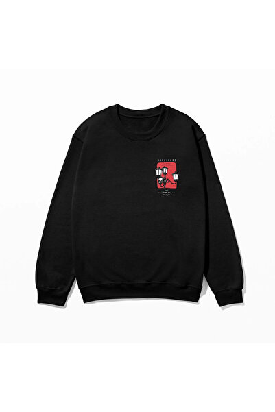 SVART WEAR Φούτερ με τύπωμα 100% βαμβάκι oversized Μοντέρνο, κομψό και αστείο...