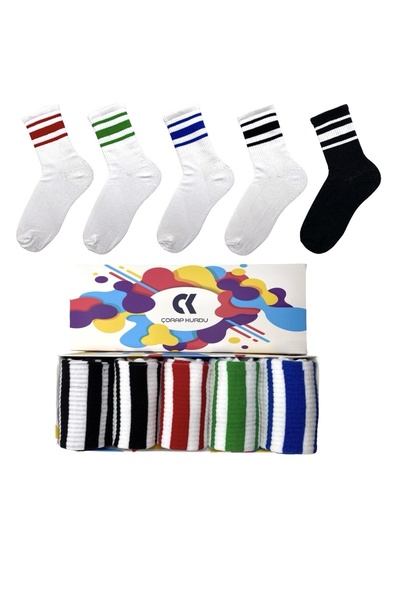 H&N مجموعة من 5 أزواج من الجوارب الملونة المتنوعة للجنسين