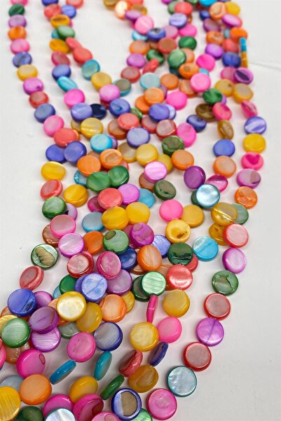 Hayalperest boncuk Flat Natural Stone 8 mm