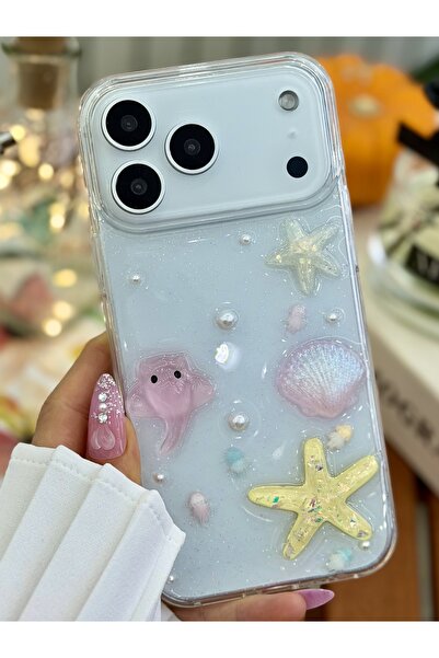 Go Aksesuar iPhone 17 Promax Compatible Silicone Case with Stingray Toy Design