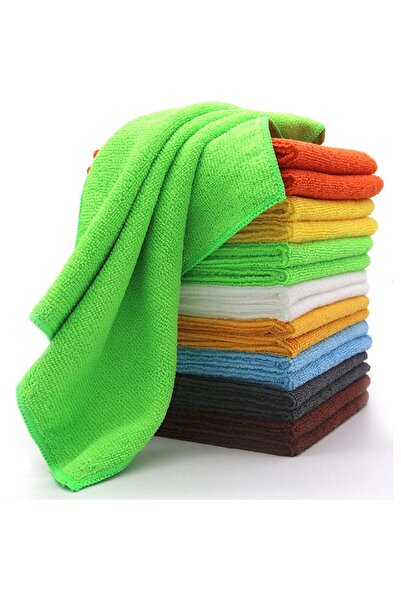 HYX 30 قطعة من مناشف تنظيف من الألياف الدقيقة الفاخرة مقاس 25 × 25 سم، ملابس ...