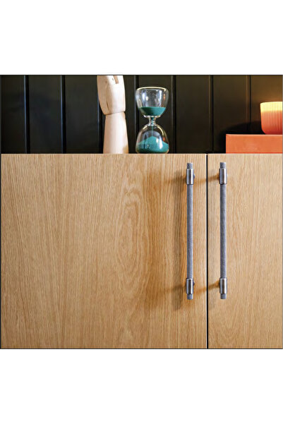 Özen Metal Özen Rock-O Anthracite 512mm Metal Furniture Handle.