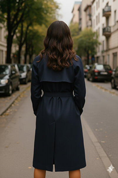 Ceylen Yeni Sezon Kuşaklı Oversize Trençkot