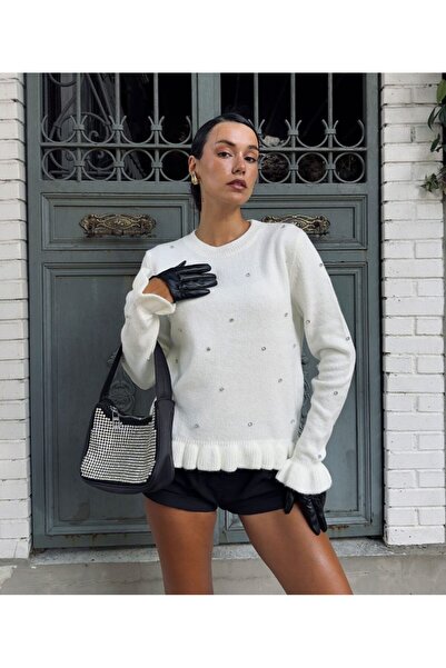 HAFT Pearl Detailed Knitwear Sweater – Boutique Collection