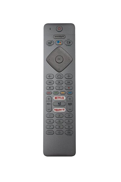 TAYFUN pıhılıps ile uyumlu Model 70PUS7304/12 Mikrofonlu Smart TV Kumanda-Gri