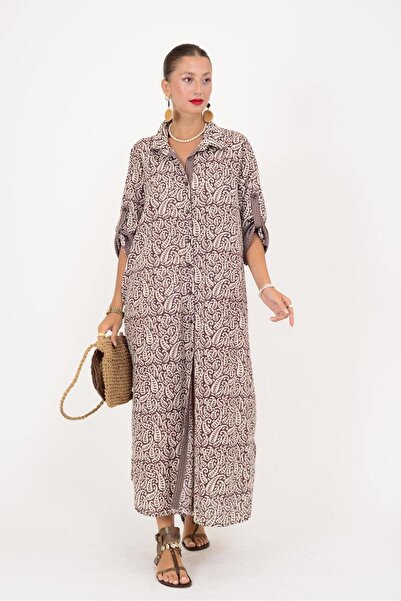 Park Moda AN113 MARIN GARNİ ΛΕΠΤΟΜΕΡΗΣ ΣΧΕΔΙΑΣΜΟΣ ΣΑΛΙΚΟΥ ΠΟΥΚΑΜΙΣΟ ΦΟΡΕΜΑ