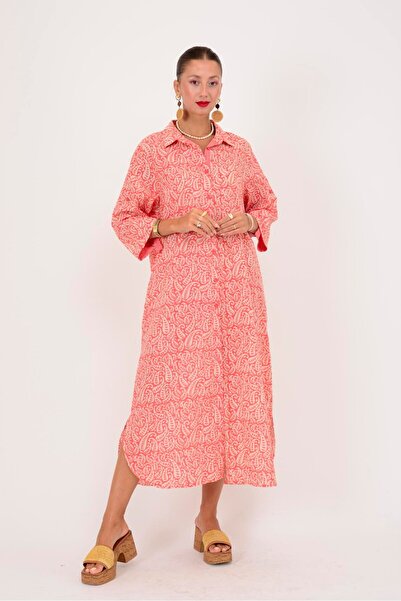 Park Moda AN113 MARIN GARNI DETALII FULAR ROCHIE CAMEZON