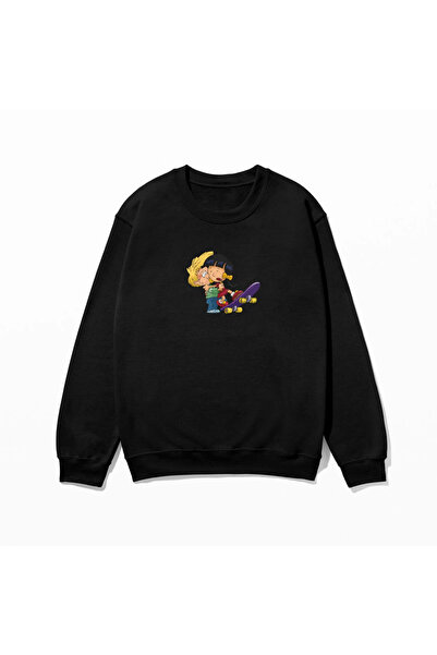 SVART WEAR Swea tricou cu imprimeu 100% bumbac supradimensionat Trendy Fancy ...