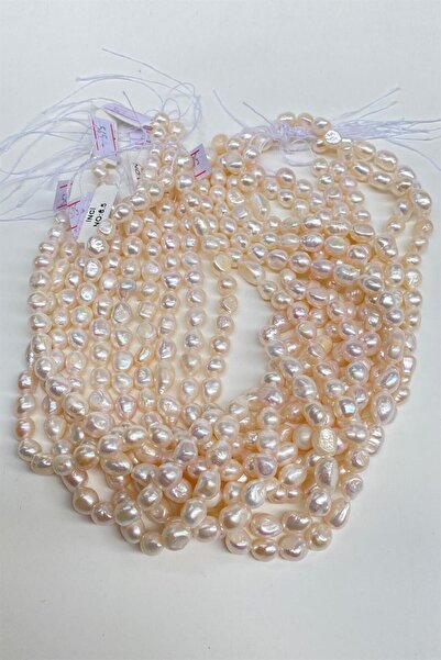 Hayalperest boncuk Pearl Natural Stone Irregular Cut Strand 7-8 mm