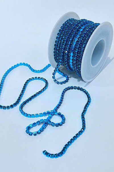 Hayalperest boncuk Turquoise Beyoğlu Swarovski Stripe Stone Bead ss12