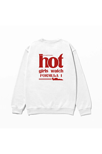 SVART WEAR سترة فورمولا 1 للفتيات مطبوعة 100% قطن بمقاس كبير عصرية أنيقة ومرح...