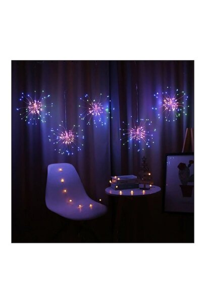 OEM Christmas Lights - Fireworks Style, 500 LED, 8 Lighting Modes, 5m, Multicolor