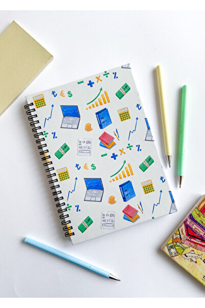 ARONA Muhasebeci, Mali Müşavir, Bankacı, Finans Uzmanı Kişiye Özel A5 Spiralli Çizgili Defter