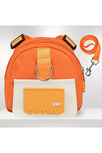 Lady Fify طقم طوق قابل للتعديل مع حقيبة ظهر للقطط والكلاب