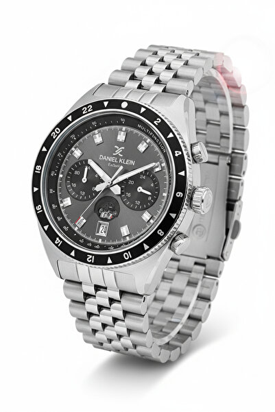 Daniel Klein Daytona Model Jübile Kordon Siyah Kadran Gümüş Fonksiyonlu, Su g...