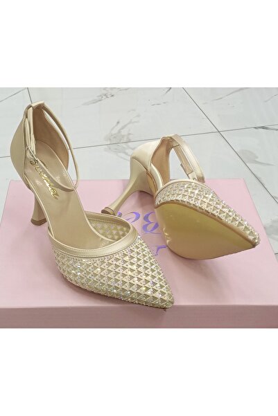 uğurtek Uğur Tek Thin High-Heeled Women's Evening Dress Shoes