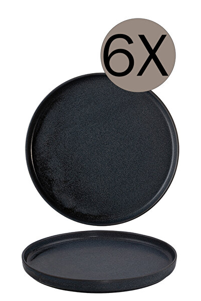 İD FİNE Reckless Stolt Düz Tabak 28 cm 6'lı Takım 57001-161028