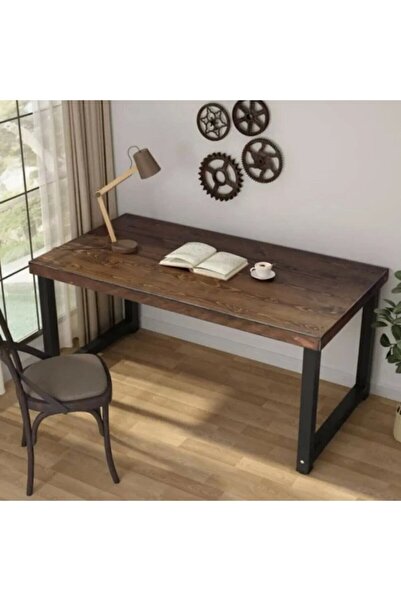 UMUTPARK Umut Park metal masif ahşap çalışma masası.
