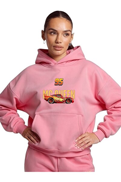 ArtYus Unisex Car MC Queen Colorful Special cu imprimeu Cotton supradimension...