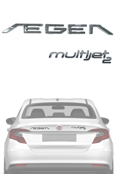 MEFAUTO Fiat Egea Uyumlu Egea Multijet 2 Arka Bagaj Yazı Arma