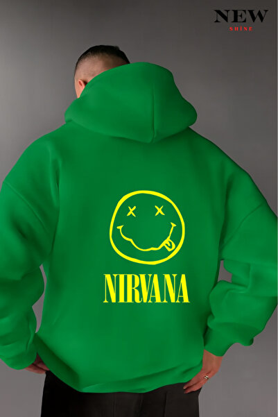 New Shine Hanorac imprimat Nirvana