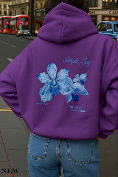 New Shine Simple Joy cu imprimeu Swea tricou