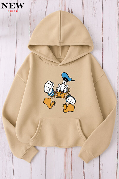 New Shine Φούτερ με στάμπα πάπιας