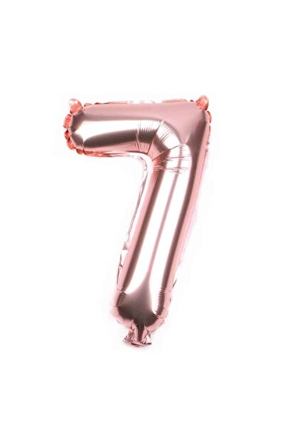 Baloane Vesele Balloon Cifra 7 Rose Gold 100 cm CFR1-7