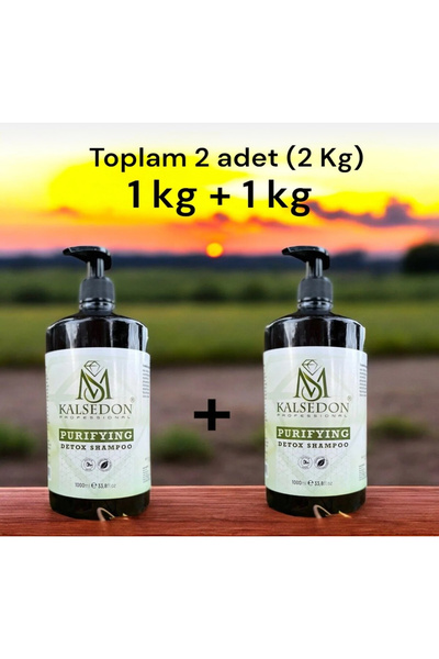 MS Kalsedon PROFESSİONAL شامبو كالسيدون المنقي للتخلص من السموم 1000 مل (2 قطعة)