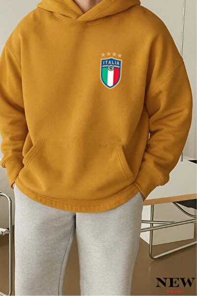 New Shine سويت شيرت مطبوع إيطالي