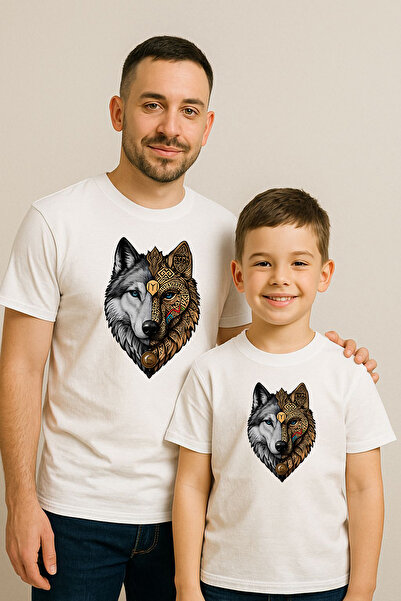 ErTaPassage مجموعة تي شيرت بتصميم بوزكيرت التركي للأب والابن