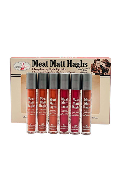 MODA مجموعة أحمر الشفاه السائل غير اللامع طويل الأمد