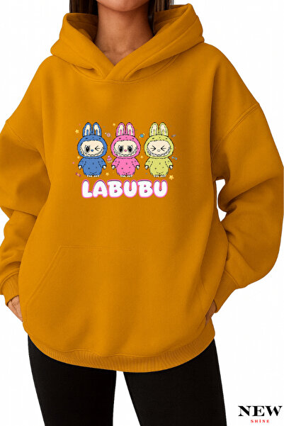 New Shine سويت شيرت مطبوع من لابوبو