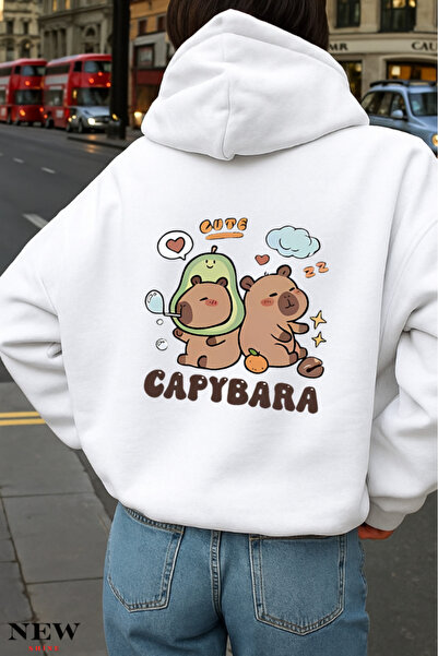 New Shine Hanorac imprimat Capybara