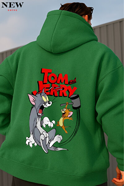 New Shine سويت شيرت بطبعة توم وجيري