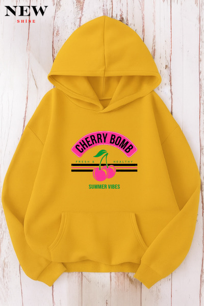 New Shine Cherry Bomb cu imprimeu Swea tricou