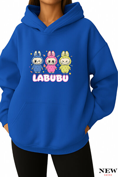 New Shine سويت شيرت مطبوع من لابوبو