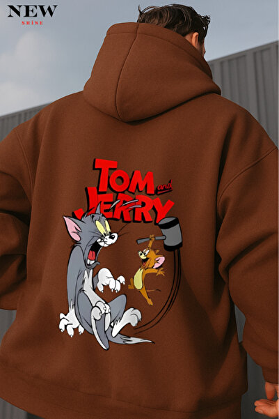 New Shine سويت شيرت بطبعة توم وجيري