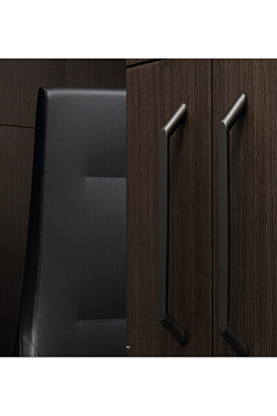 Özen Metal Özen State-F Matte Black 224mm Metal Furniture Handle.