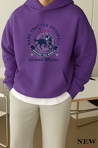 New Shine Grand Winter cu imprimeu Swea tricou