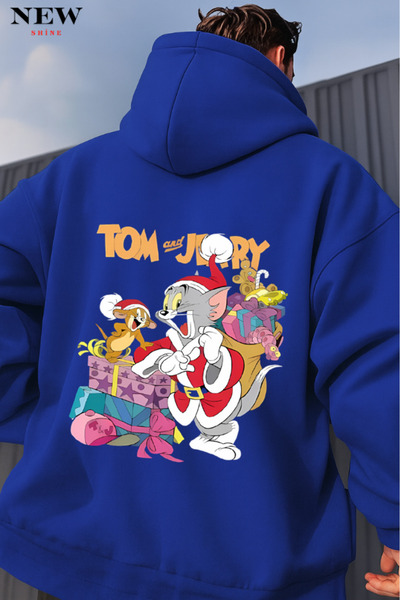 New Shine سويت شيرت بطبعة توم وجيري